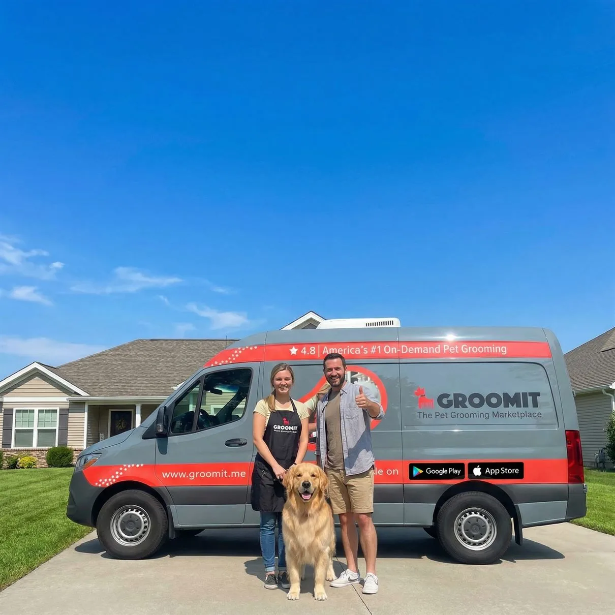 Partner Van grooming with Groomit